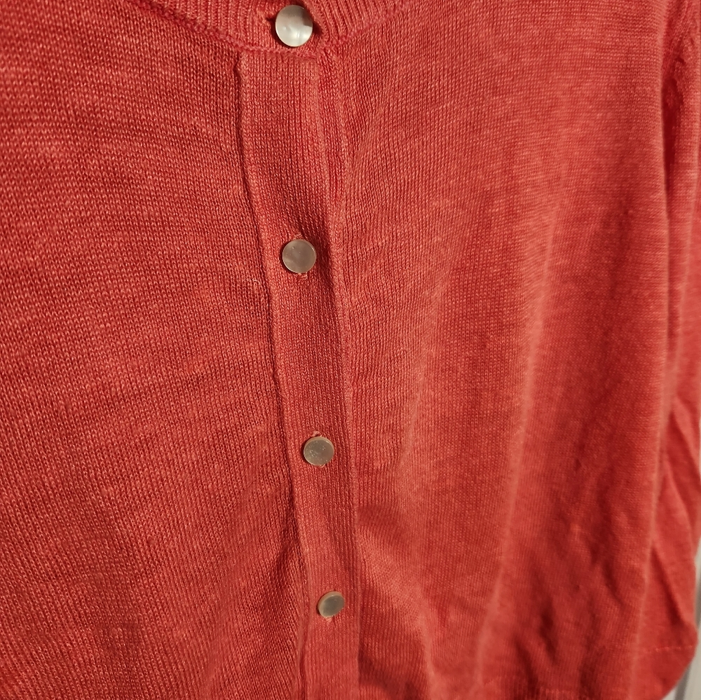 Ann Taylor Linen Sweater Size XLP - Picture 6 of 6
